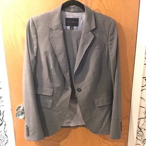 NWOT Banana Republic, Martin Fit, gray, skirt suit